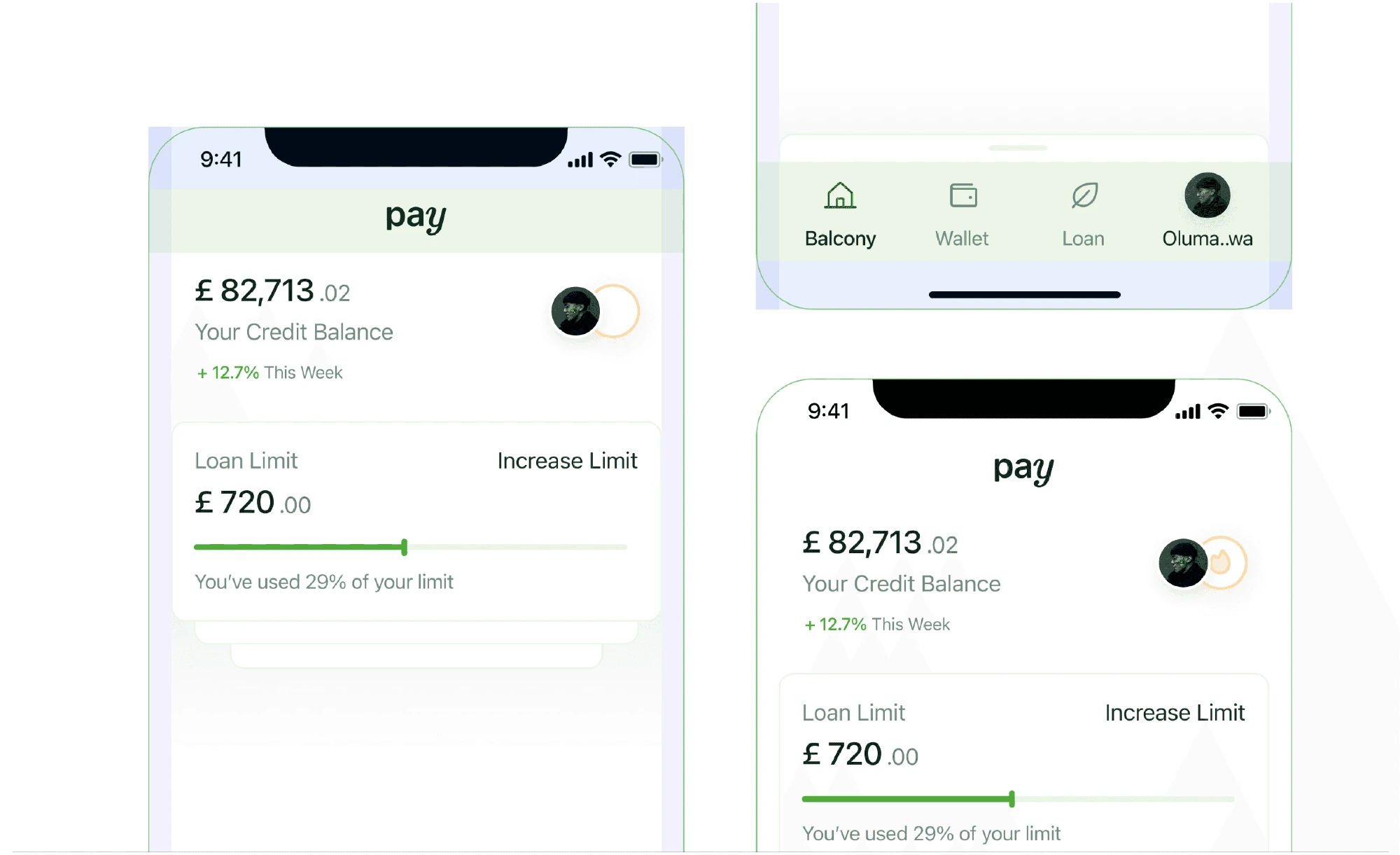 BuddPay • Home layout concept
